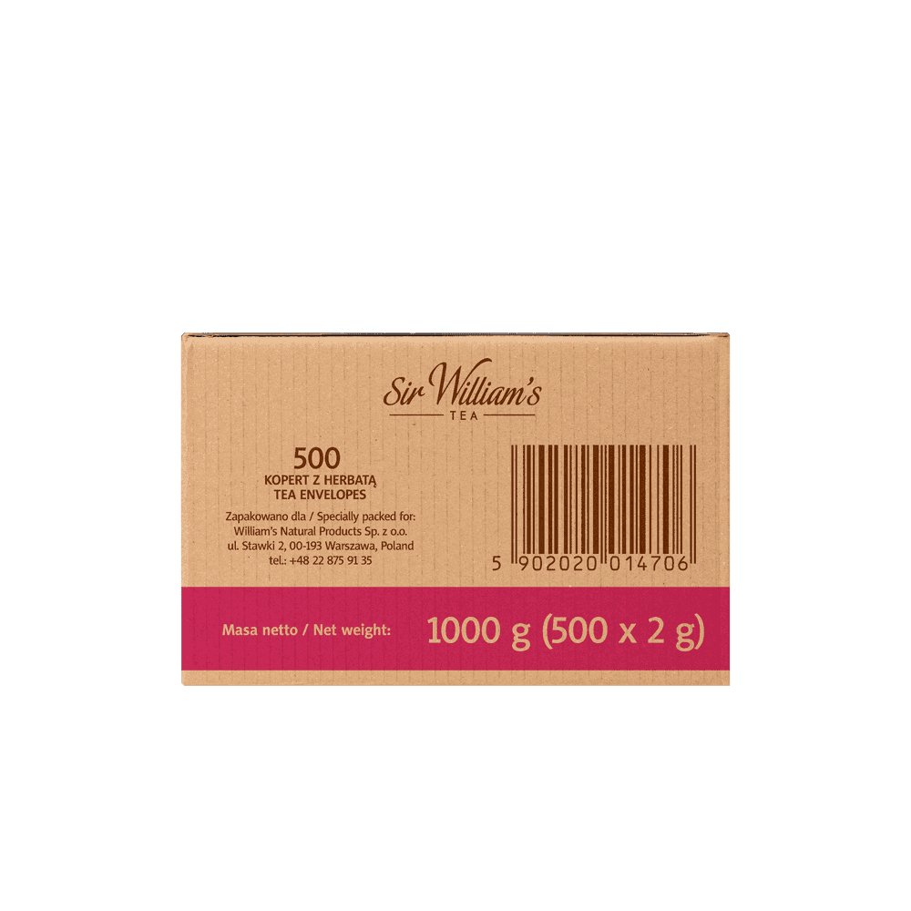 Czarna Herbata Sir William’s Tea Ceylon Gold 500 Saszetek 