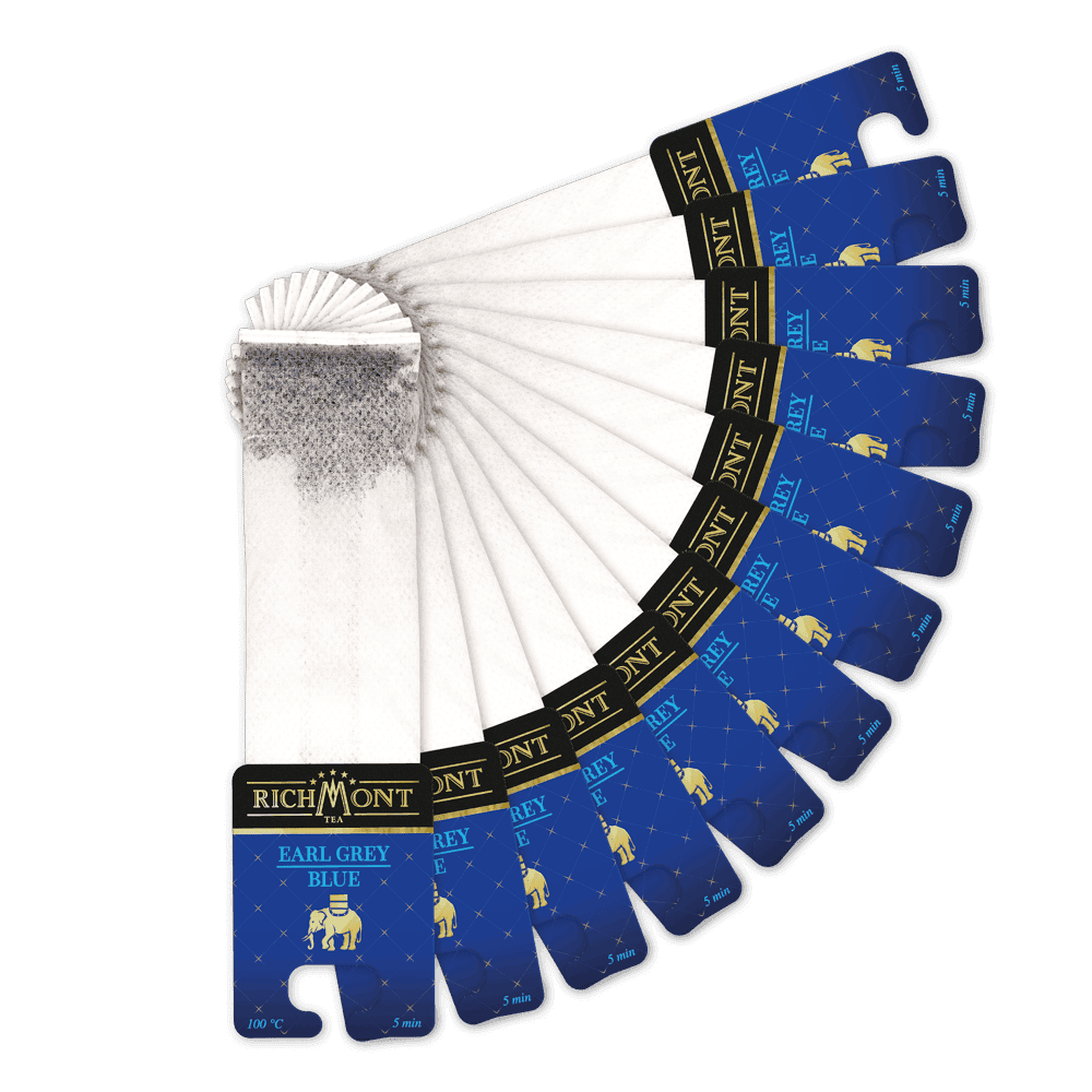 Czarna Herbata Richmont Earl Grey Blue 12 Saszetek