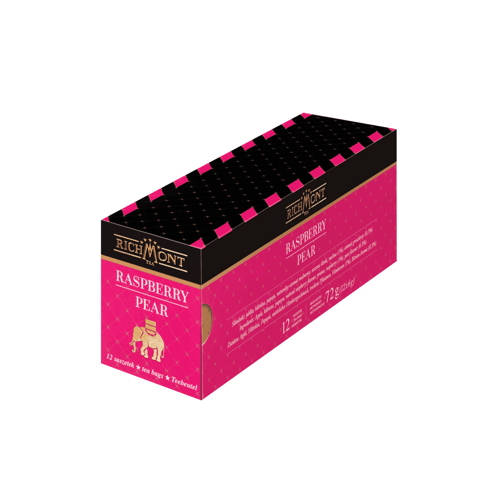 Owocowo-Ziołowa Herbatka Richmont Raspberry Pear 12 Saszetek
