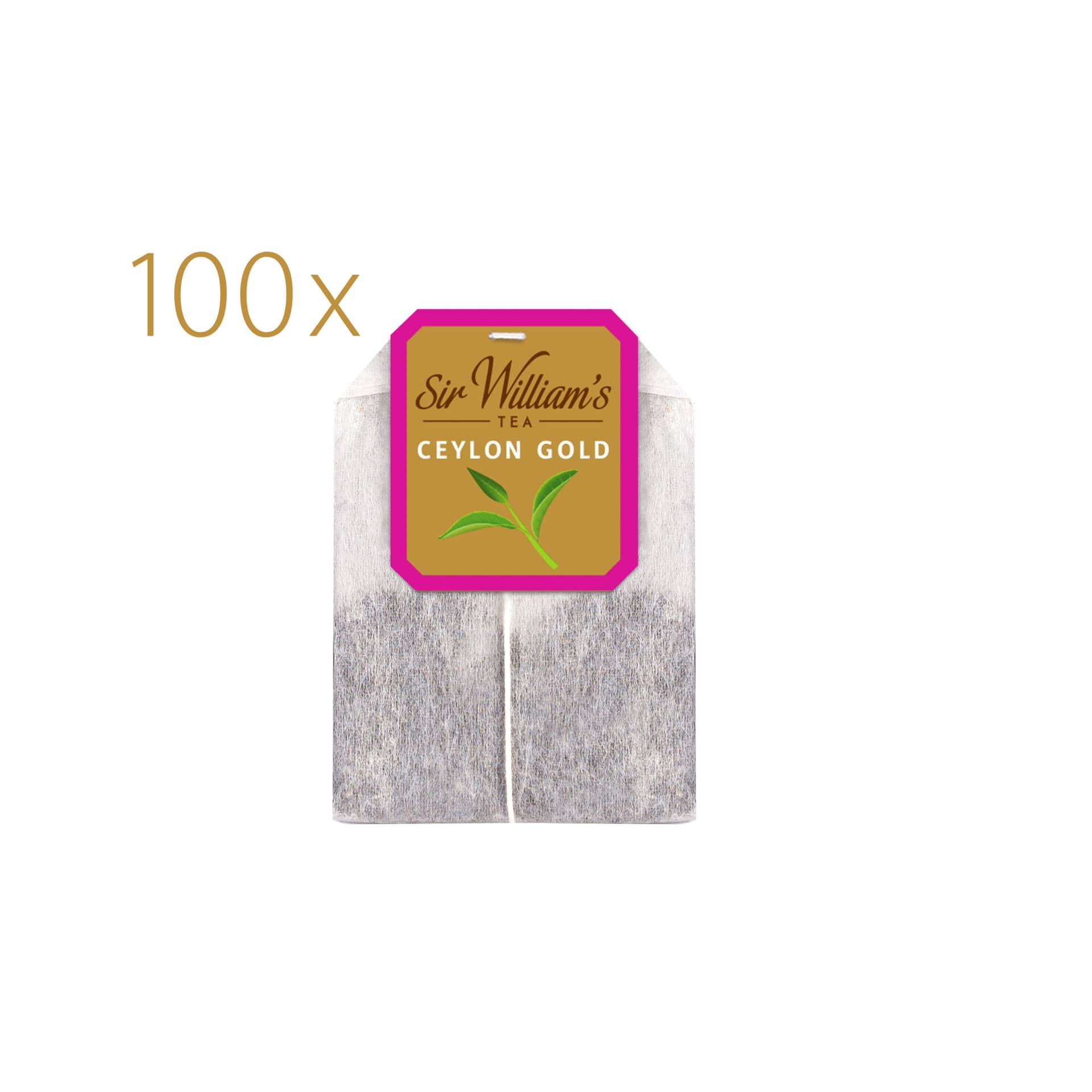 Herbata Czarna Sir William's Tea Ceylon Gold 100 saszetek