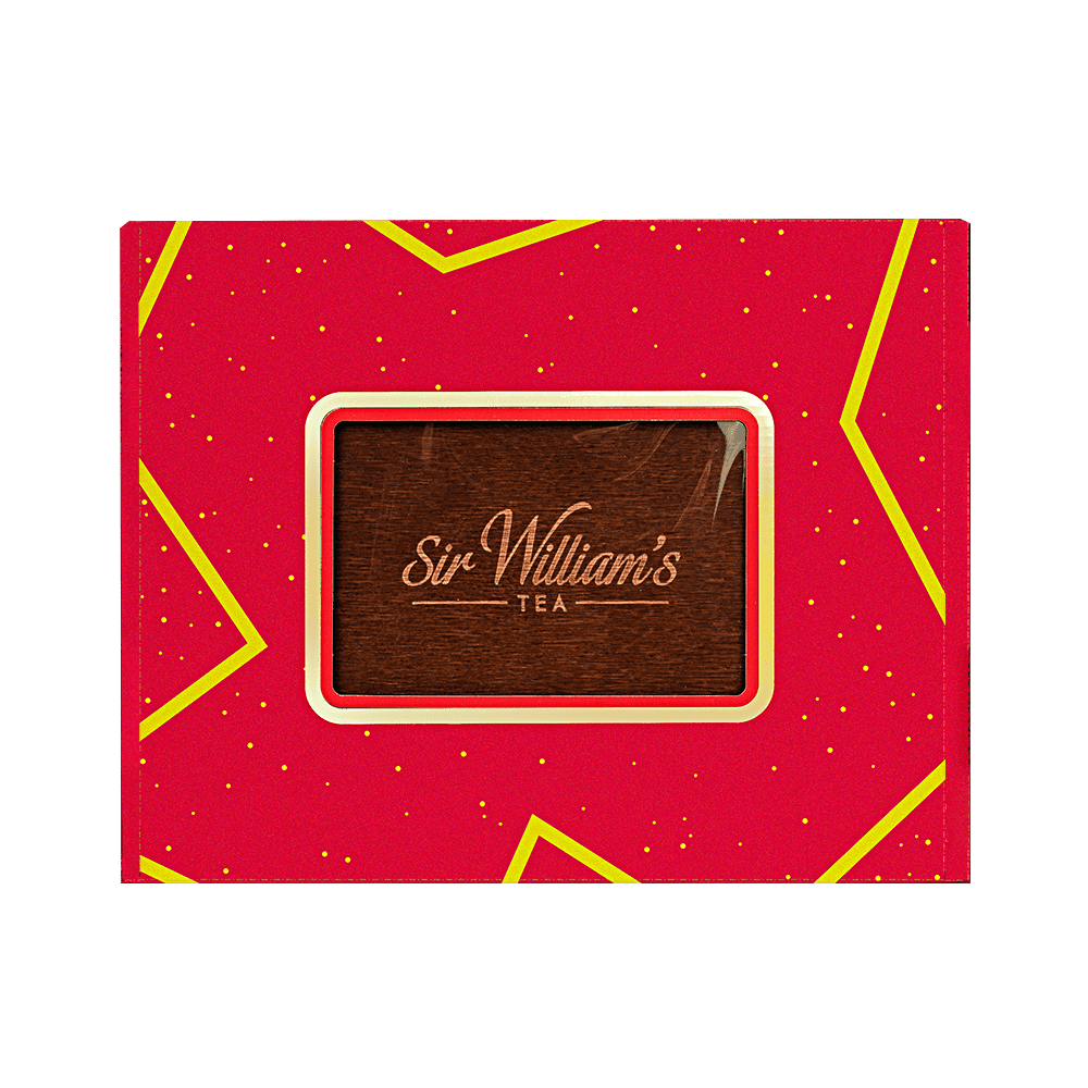 DREWNIANA SKRZYNKA 90 HERBAT SIR WILLIAM’S TEA