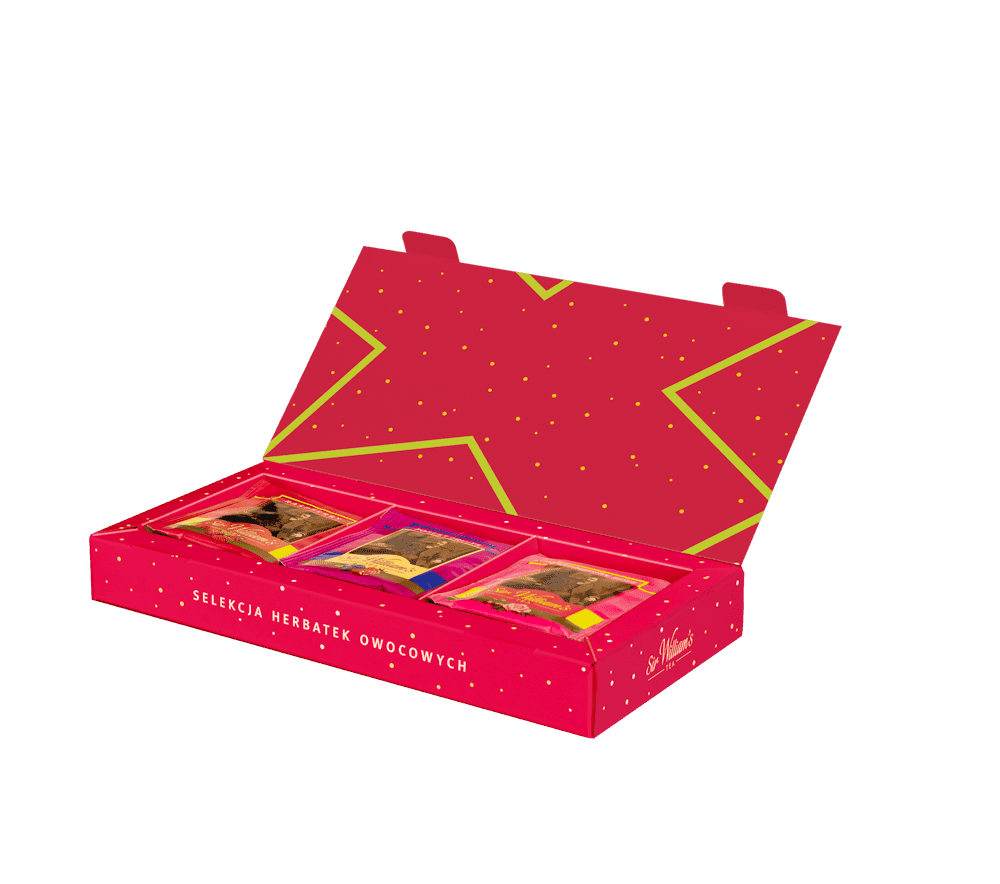 BOMBONIERKA 15 HERBAT SIR WILLIAM'S TEA - HERBATY OWOCOWE