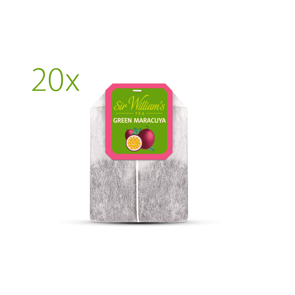 Pakiet 6x Zielona Herbata Sir William’s Tea Green Maracuja 20 Saszetek