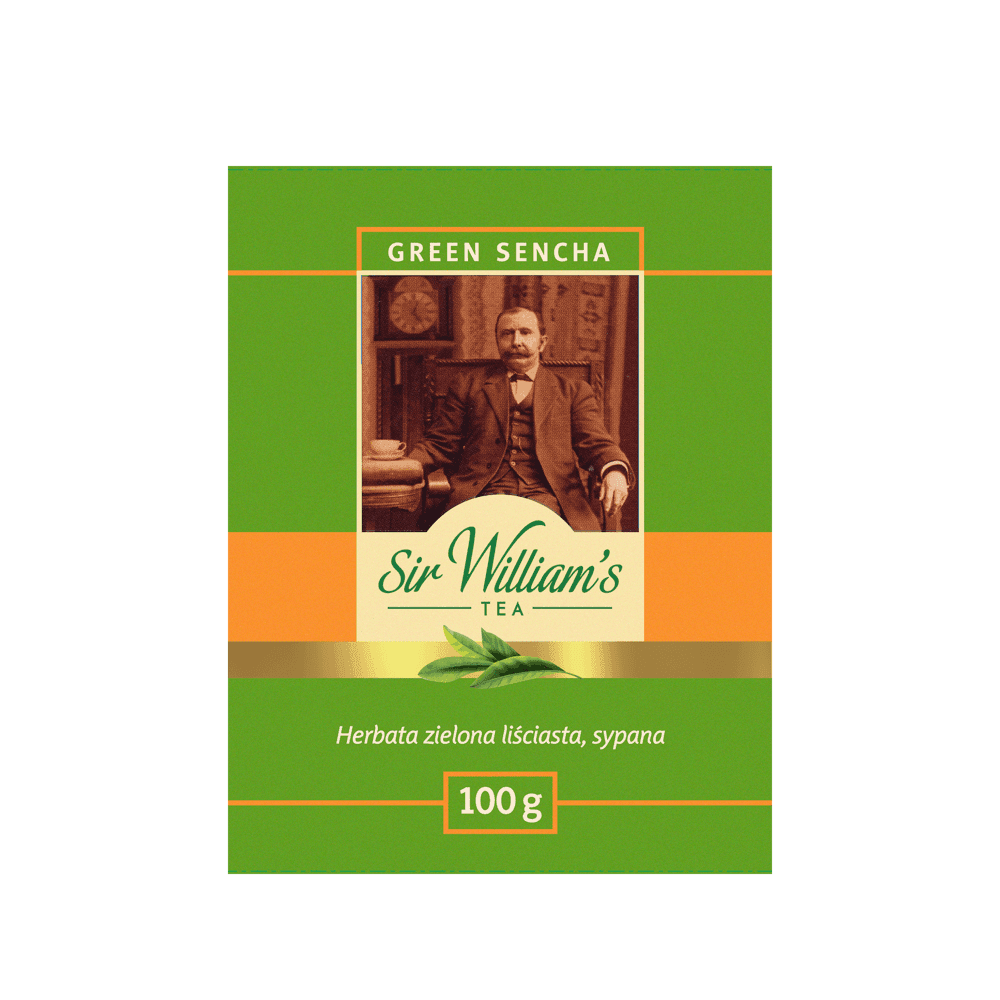 Liściasta Herbata Sir William's Tea Green Sencha 100g