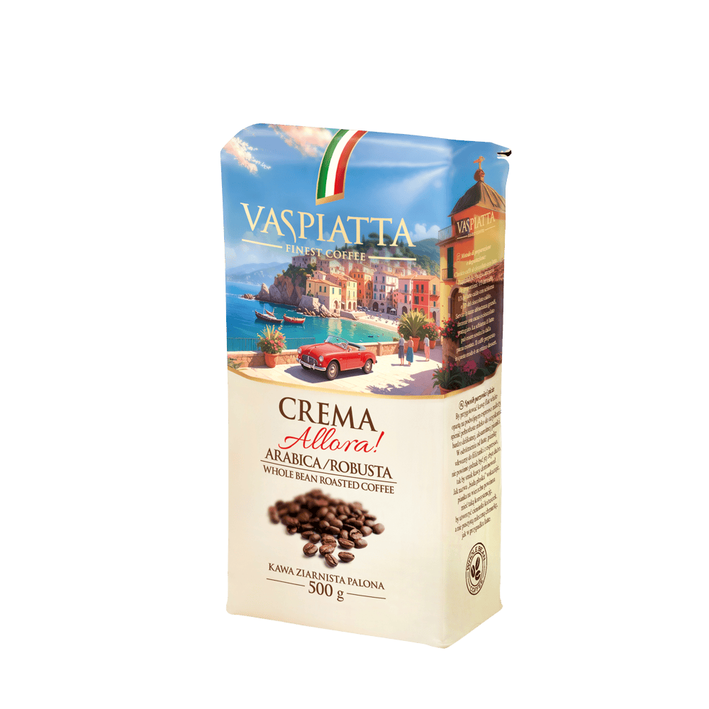 Kawa Ziarnista Vaspiatta Crema Allora 500g