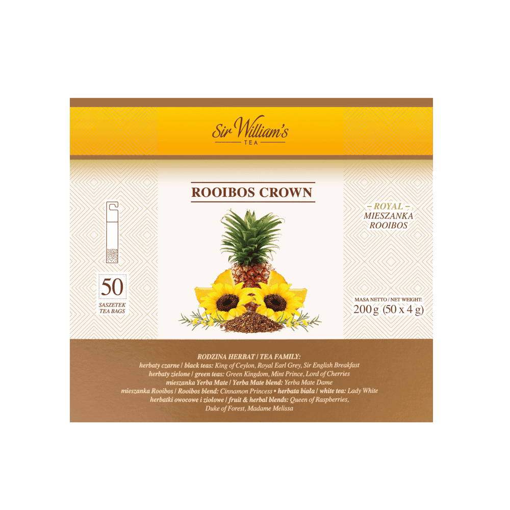 Mieszanka Rooibos Sir William's Rooibos Crown 50 Saszetek