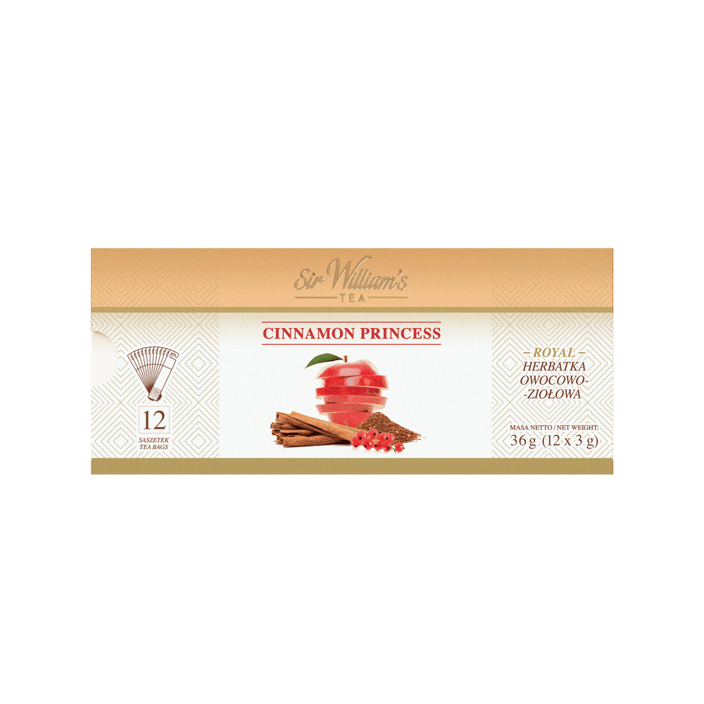 Herbata Sir William's Royal Cinnamon Princess 12 Saszetek 