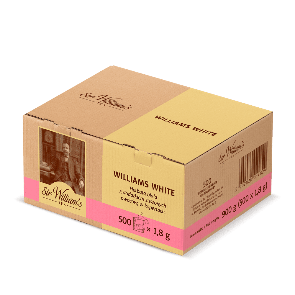 Biała Herbata Sir William’s Tea White 500 Saszetek 