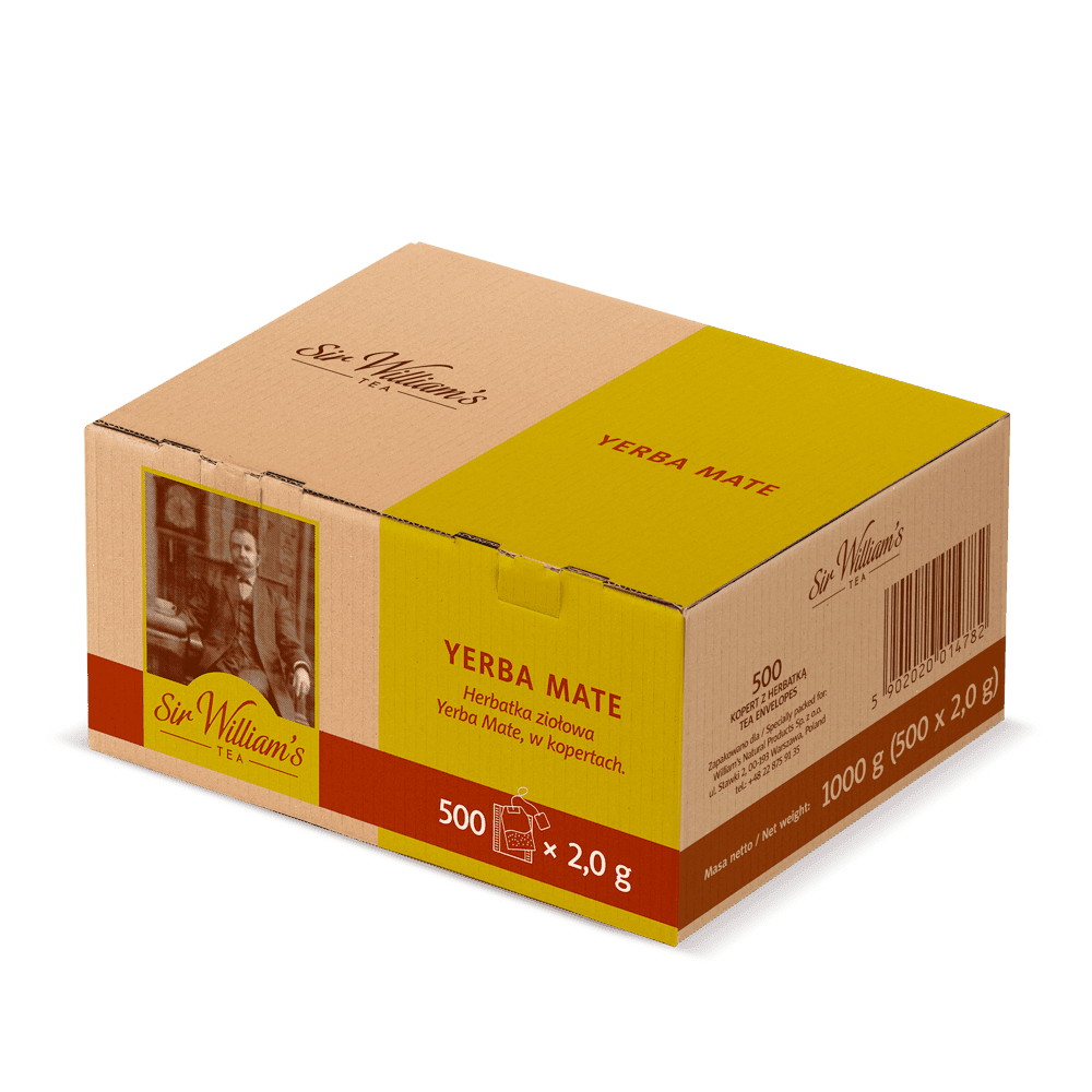 Ziołowa Herbata Sir William’s Tea Yerba Mate 500 Saszetek