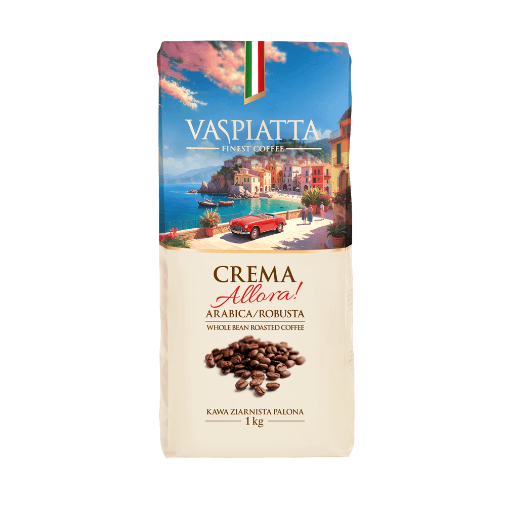 Kawa Ziarnista Vaspiatta Crema Allora 1 kg