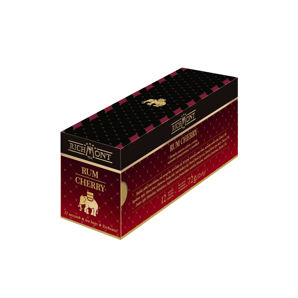 Owocowo-Ziołowa Herbatka Richmont Rum Cherry 12 Saszetek