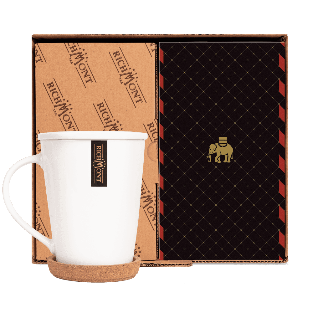 Herbata Richmont Assam Himalaya 40 Saszetek z Zestawem do Celebracji Herbaty Richmont