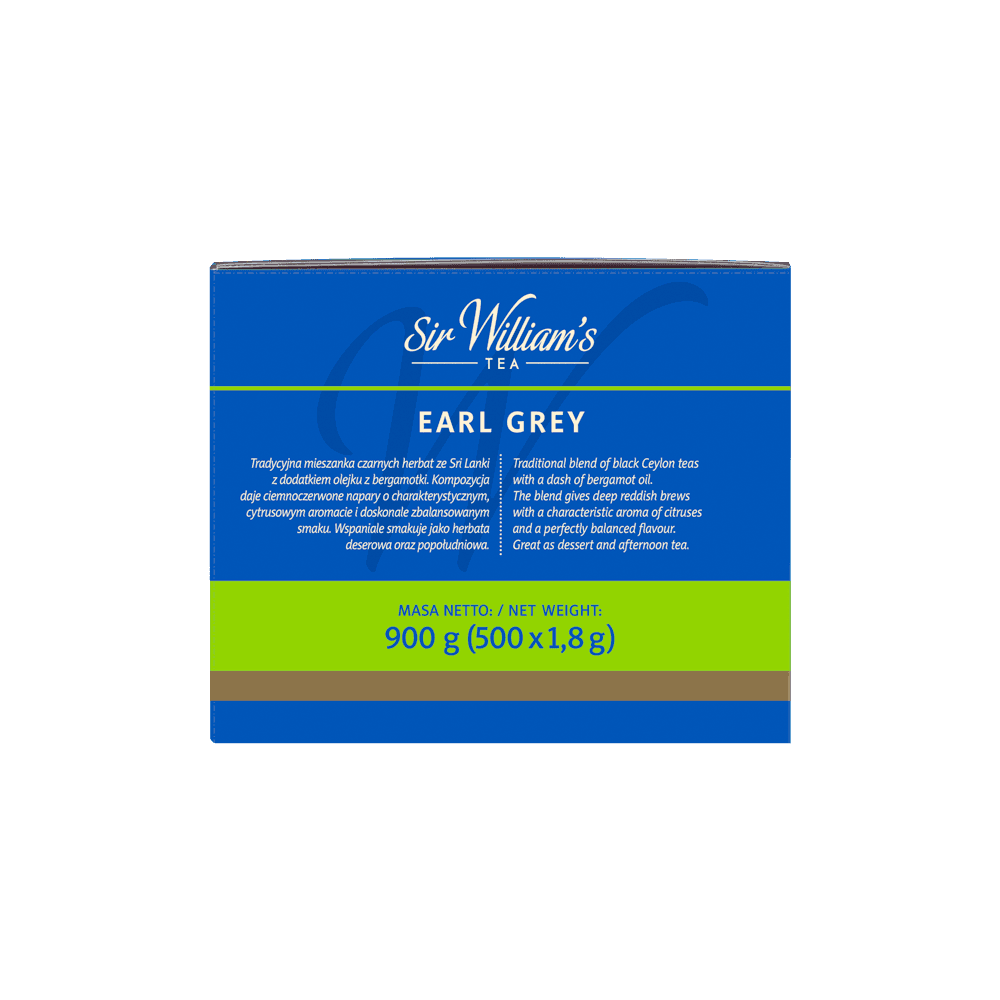 Pakiet 3 X Herbata Sir William's Earl Grey 500 Saszetek