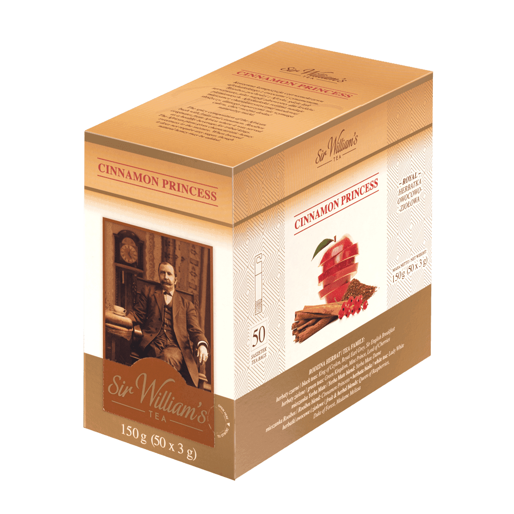 Herbata Sir William's Royal Cinnamon Princess 50 Saszetek