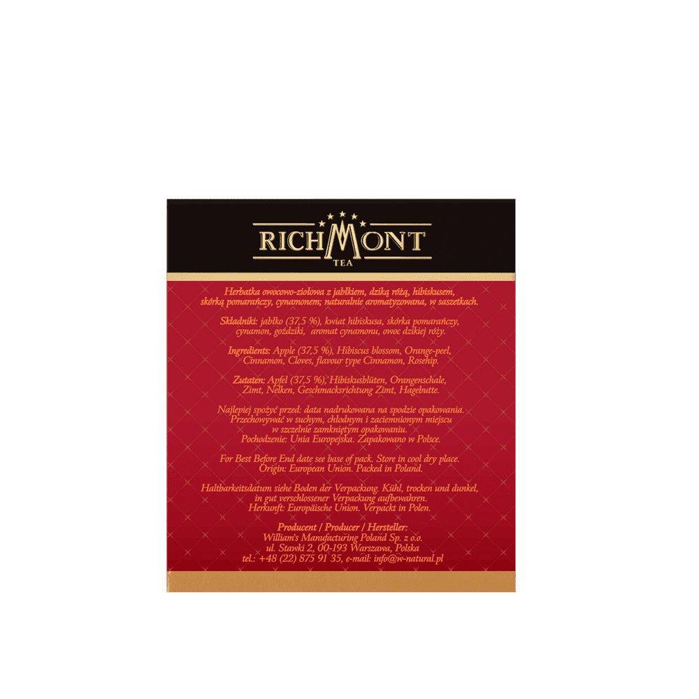 Owocowo-Ziołowa Herbatka Richmont Mexican Dream 40 Saszetek
