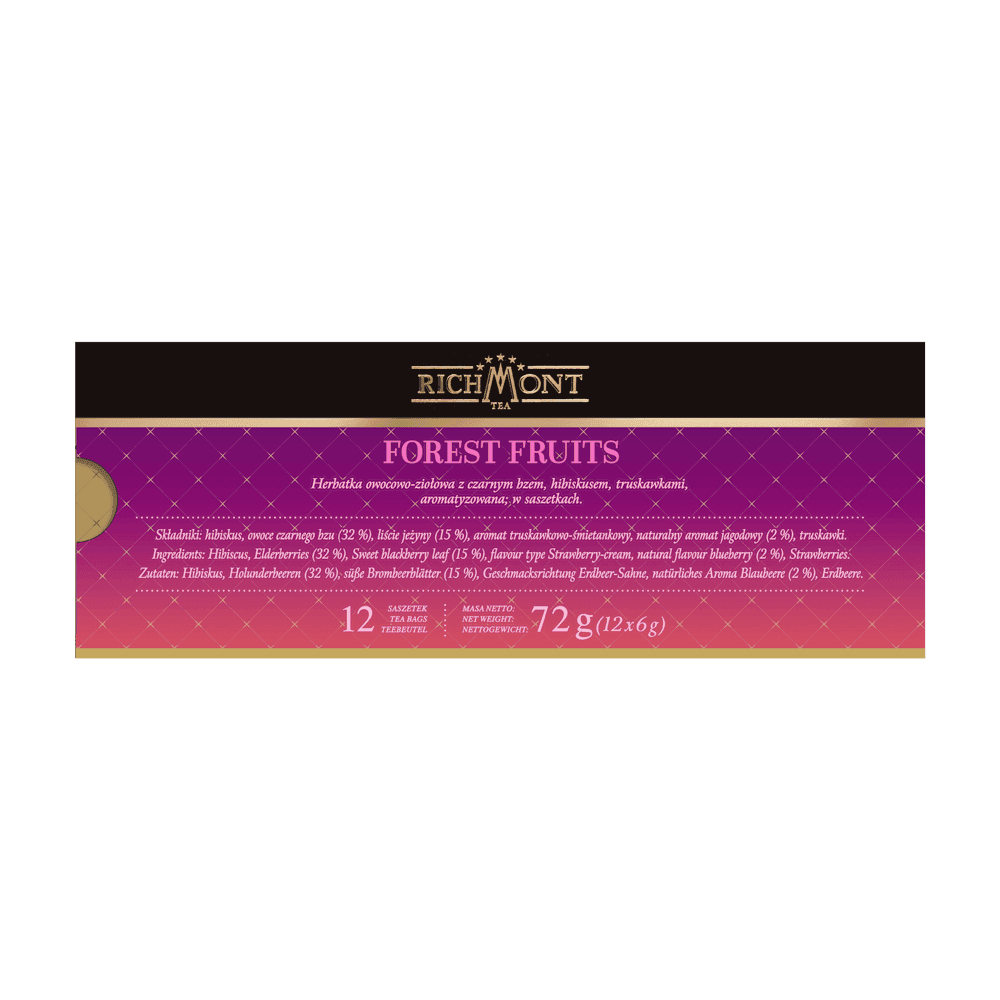 Owocowo-Ziołowa Herbatka Richmont Forest Fruits 12 Saszetek
