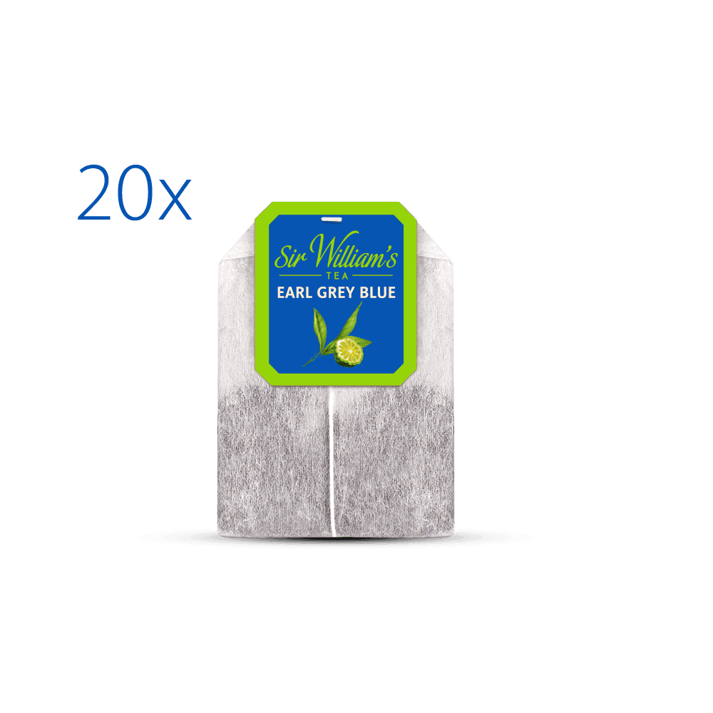 Czarna Herbata Sir William's Tea Earl Grey Blue 20 Saszetek