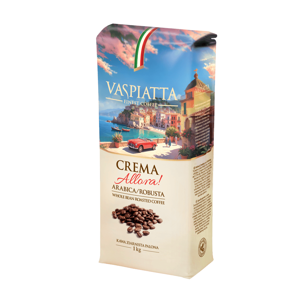 Kawa Ziarnista Vaspiatta Crema Allora 1 kg