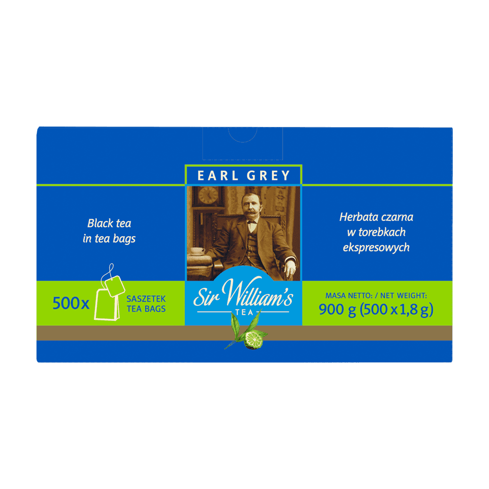 Pakiet 3 X Herbata Sir William's Earl Grey 500 Saszetek