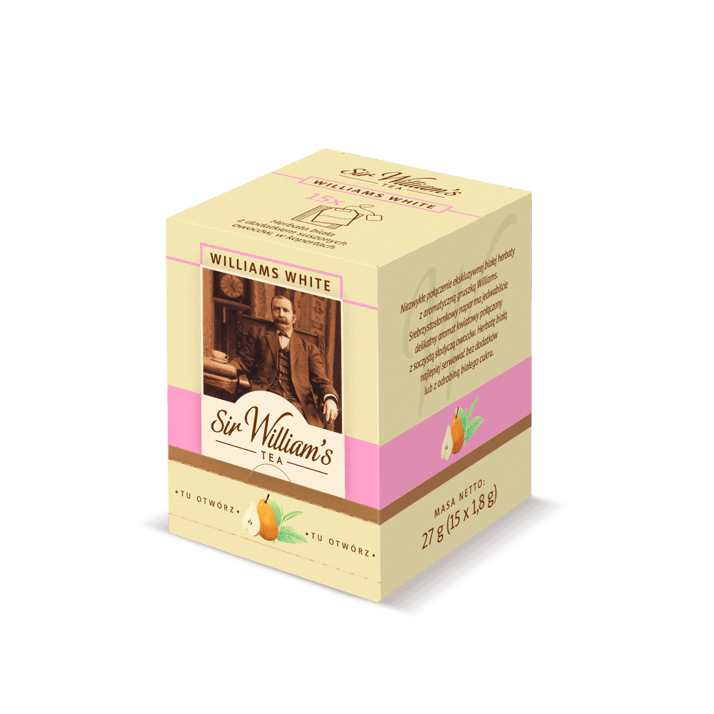 Biała Herbata Sir William’s Tea White 15 Saszetek