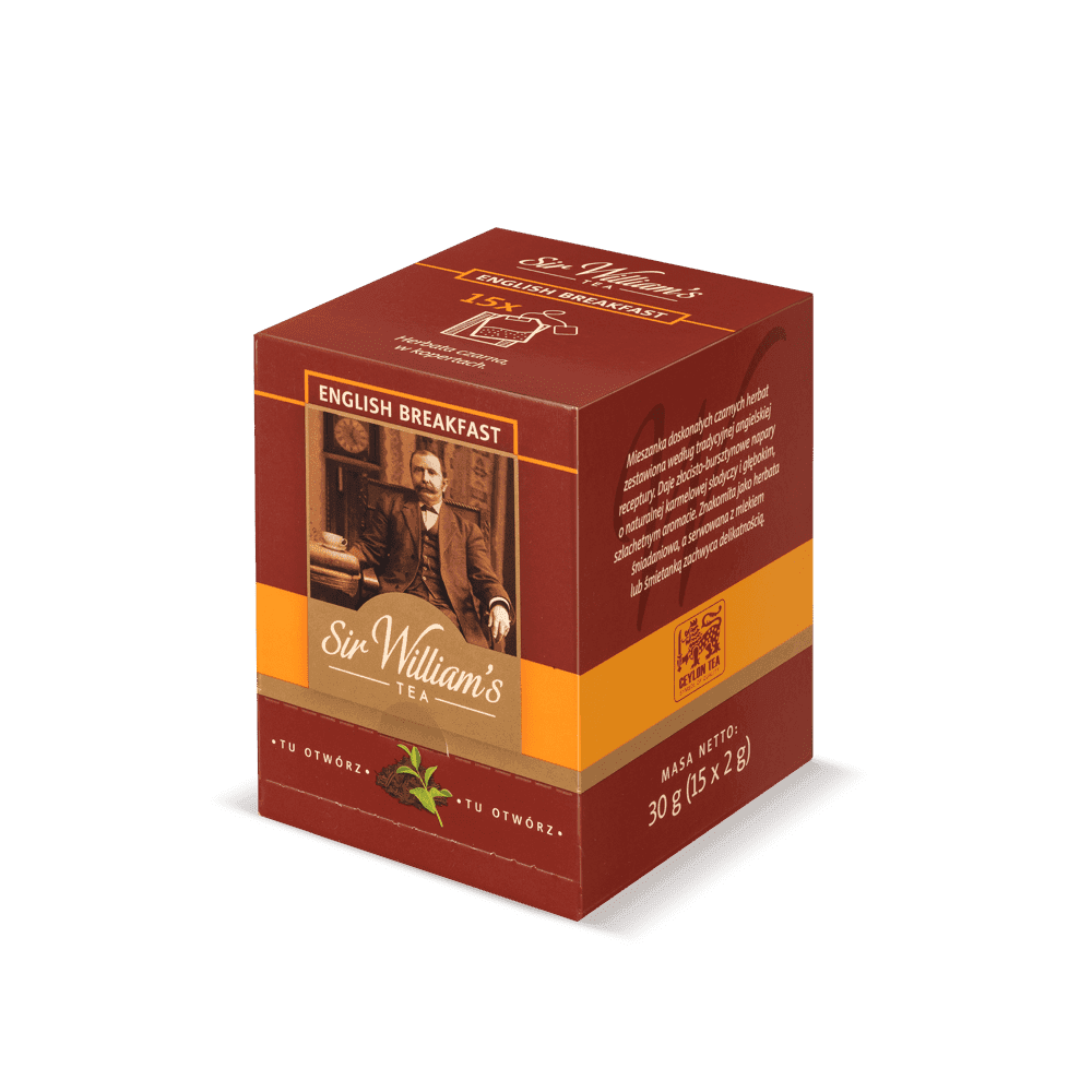 Czarna Herbata Sir William’s Tea English Breakfast 15 Saszetek