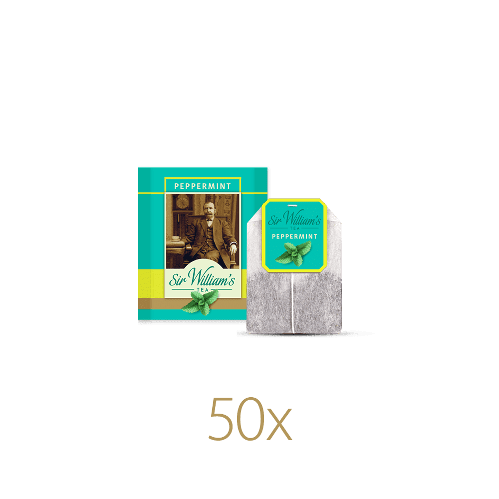 Zielona Herbata Sir William’s Tea Peppermint 50 Saszetek 