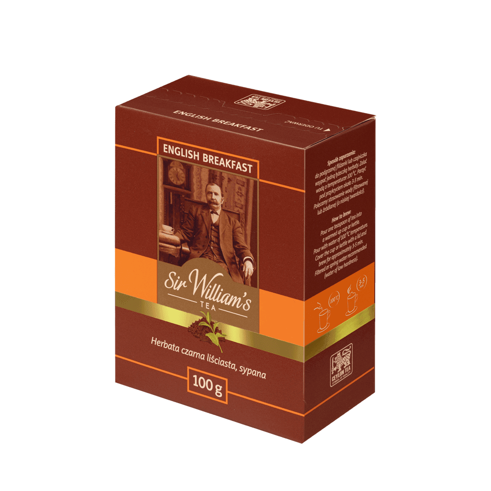 Liściasta Herbata Sir William's Tea English Breakfast 100g 