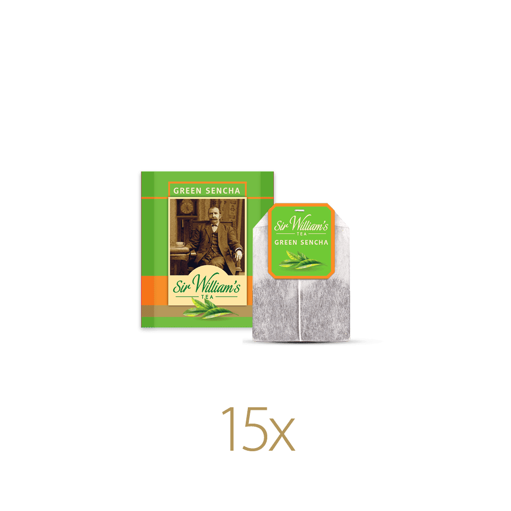 Zielona Herbata Sir William’s Tea Green Sencha 15 Saszetek Piramida