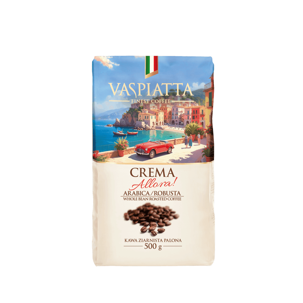 Kawa Ziarnista Vaspiatta Crema Allora 500g