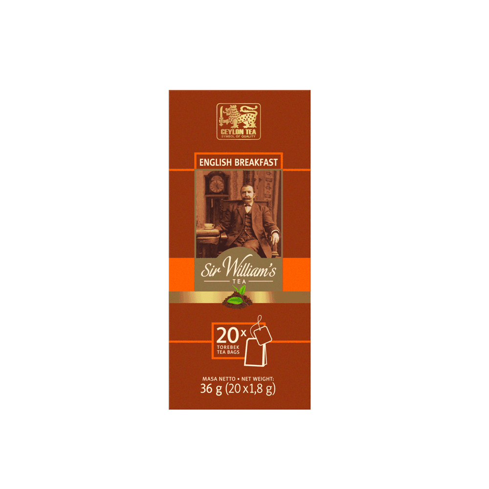 Czarna Herbata Sir William's Tea English Breakfast 20 Saszetek