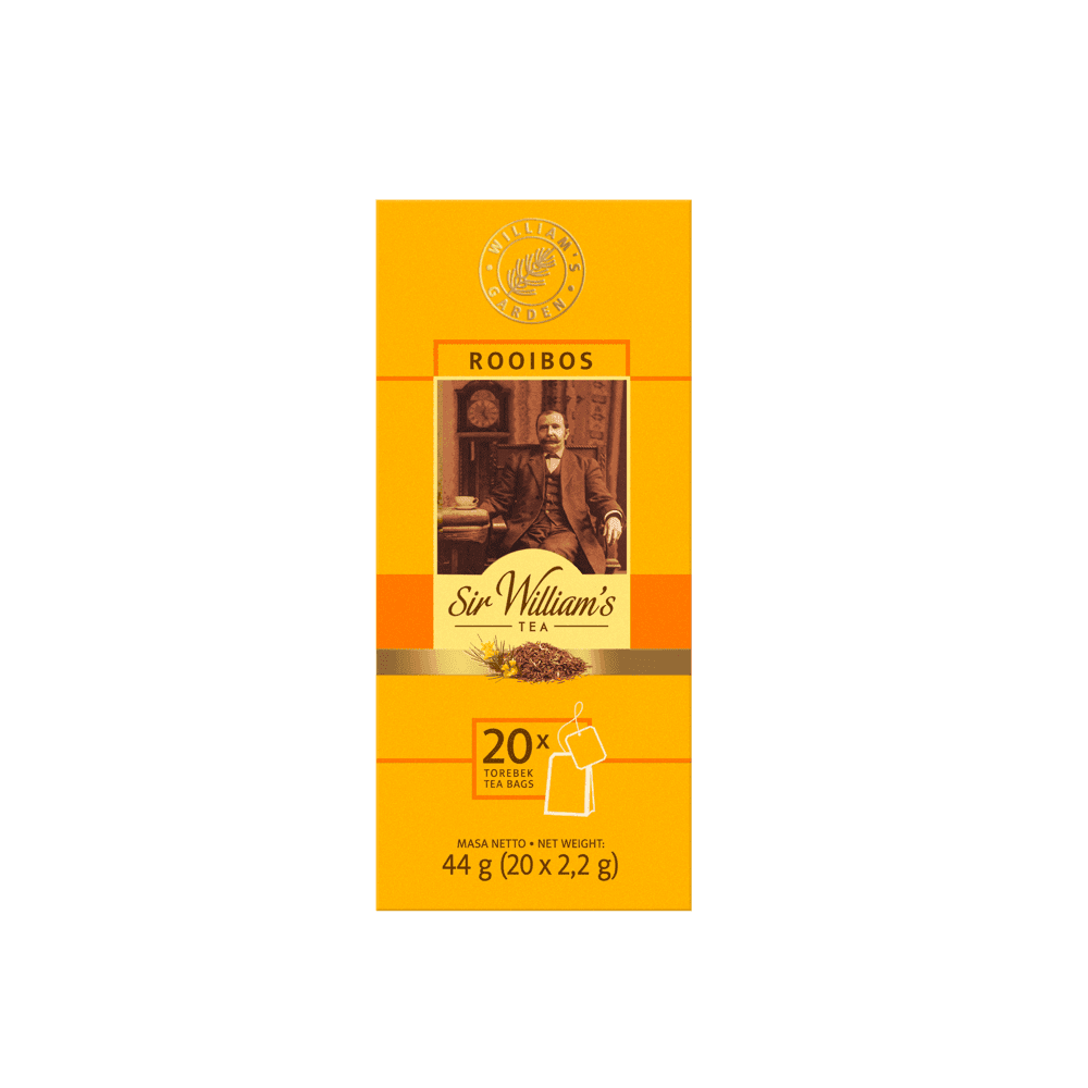 Pakiet 6x Herbatka Sir William's Tea Rooibos 20 Saszetek