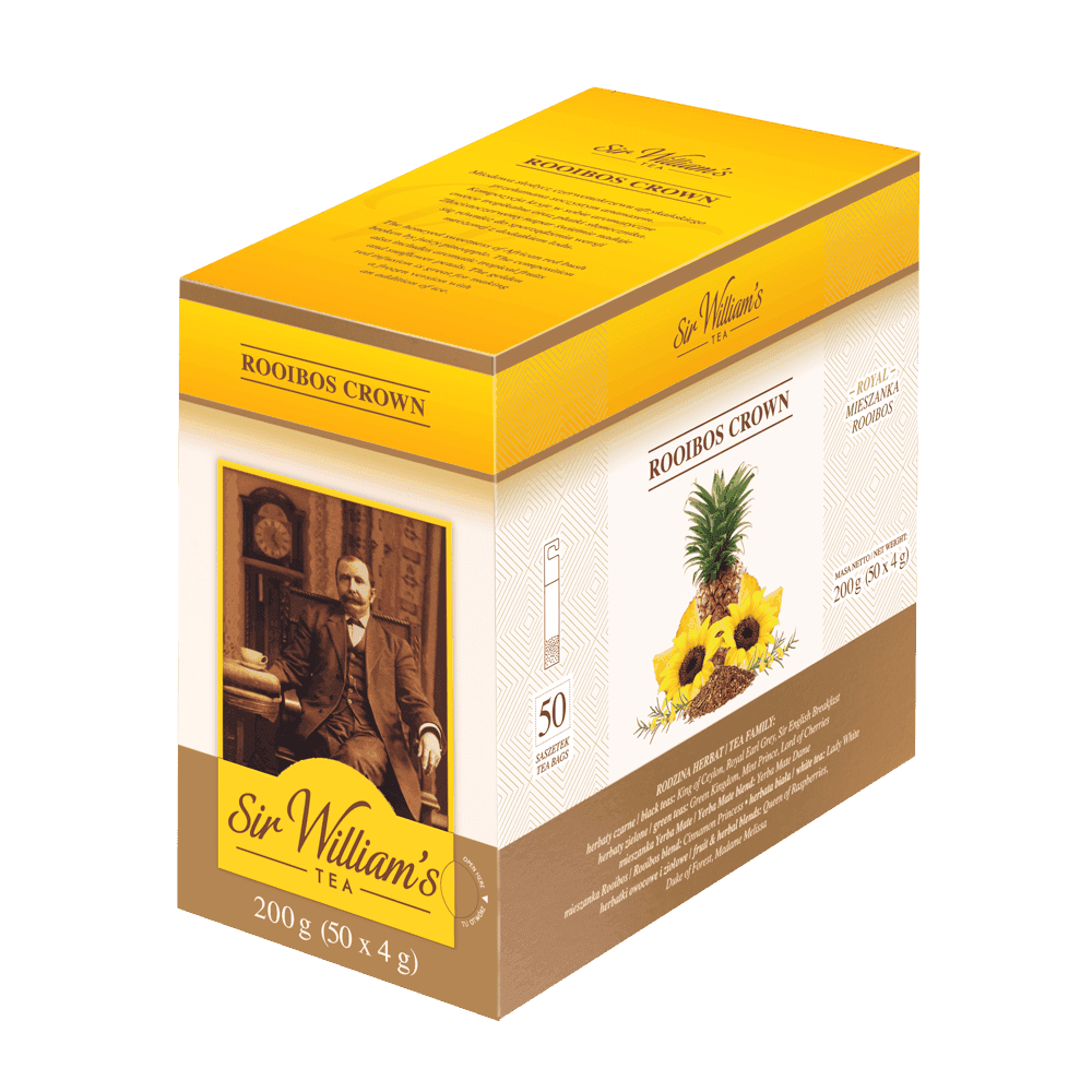 Mieszanka Rooibos Sir William's Rooibos Crown 50 Saszetek