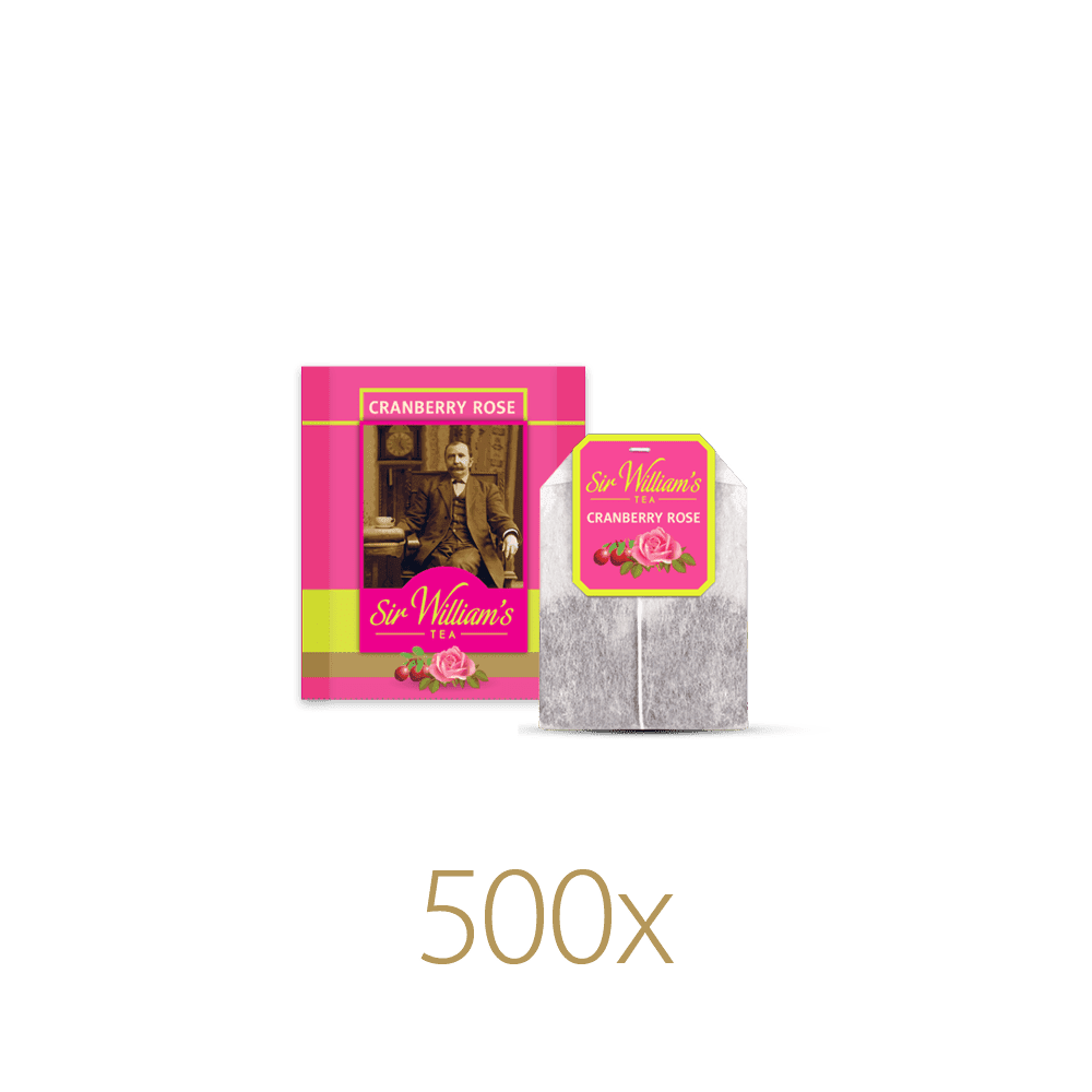 Owocowa Herbata Sir William’s Tea Cranberry Rose 500 Saszetek 