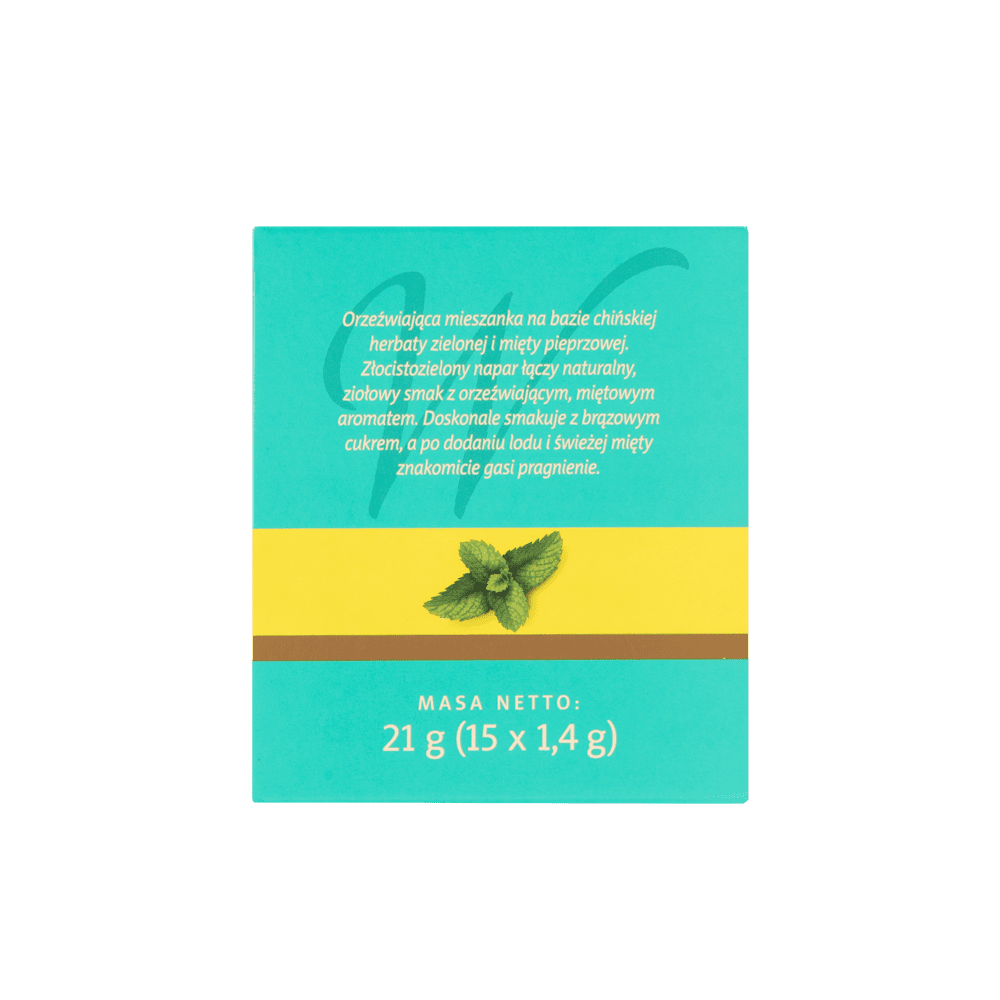 Zielona Herbata Sir William’s Tea Peppermint 15 Saszetek 