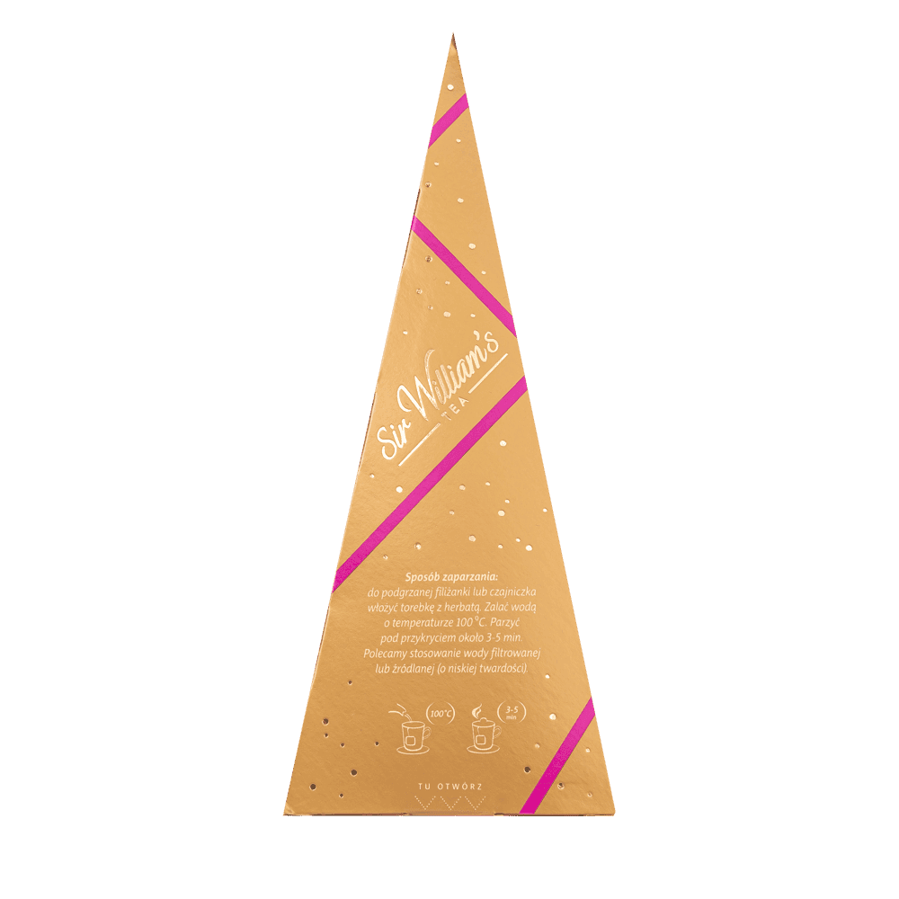 Herbata Czarna Sir William’s Tea Ceylon Gold 15 Saszetek Piramida