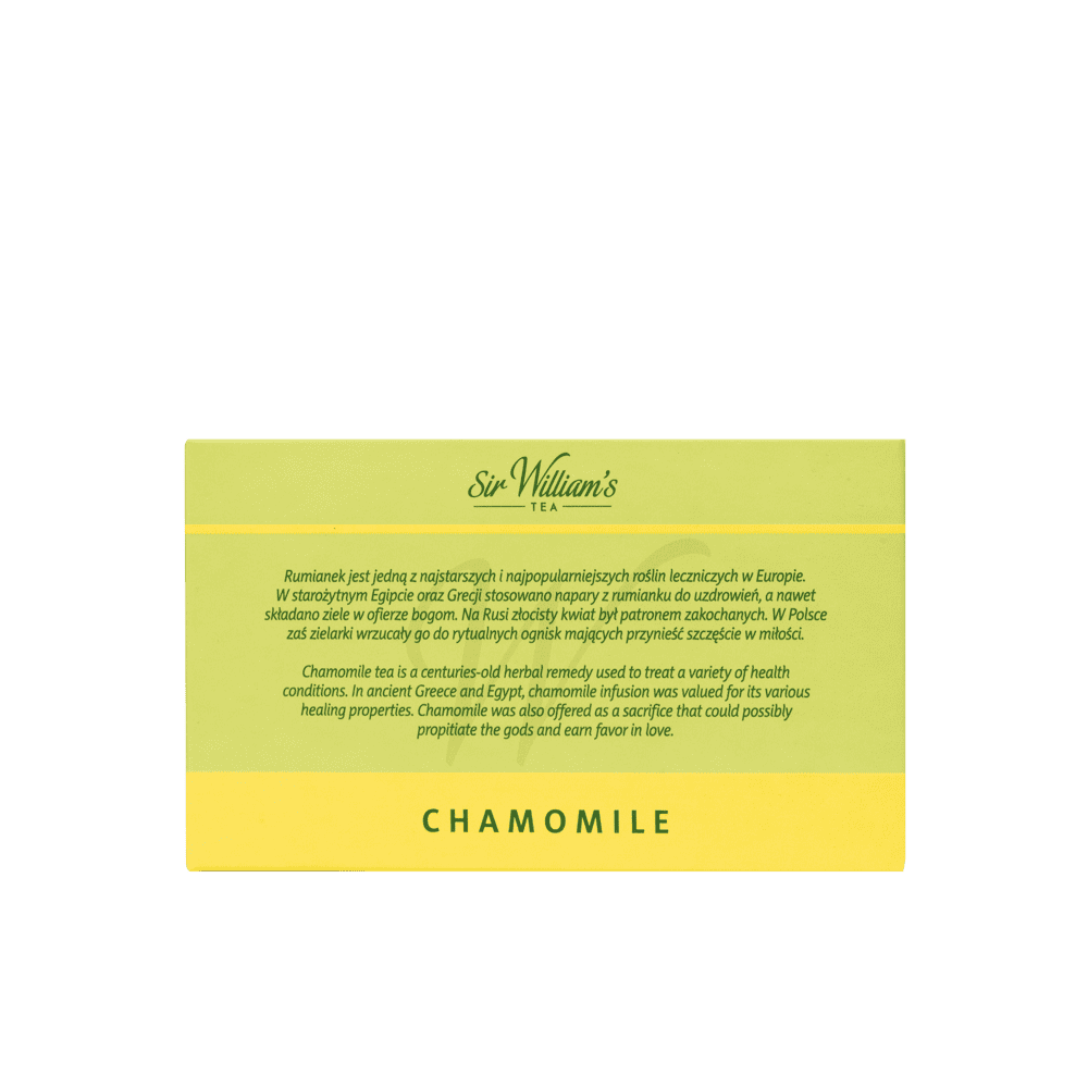 Ziołowa Herbata Sir William’s Tea Chamomile 50 Saszetek